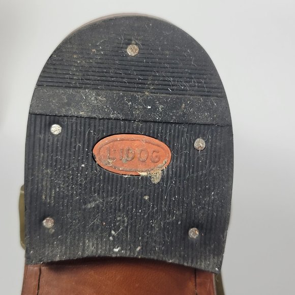 Western / rodeo boots. Leather. Size  37/ US 6. Olive Green Color. - Picture 13 of 14